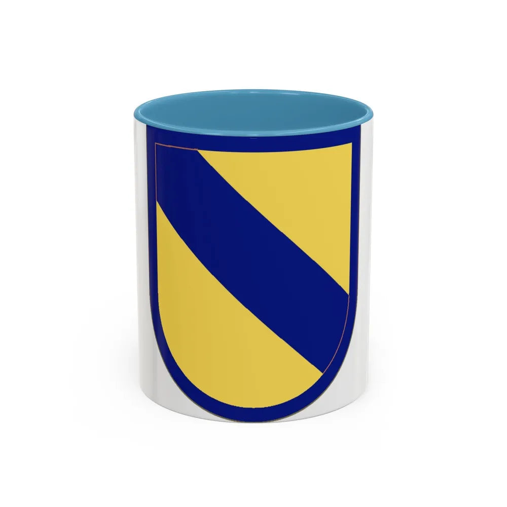 51st Infantry Regiment (U.S. Army) Accent Coffee Mug-11oz-Light Blue-Go Mug Yourself