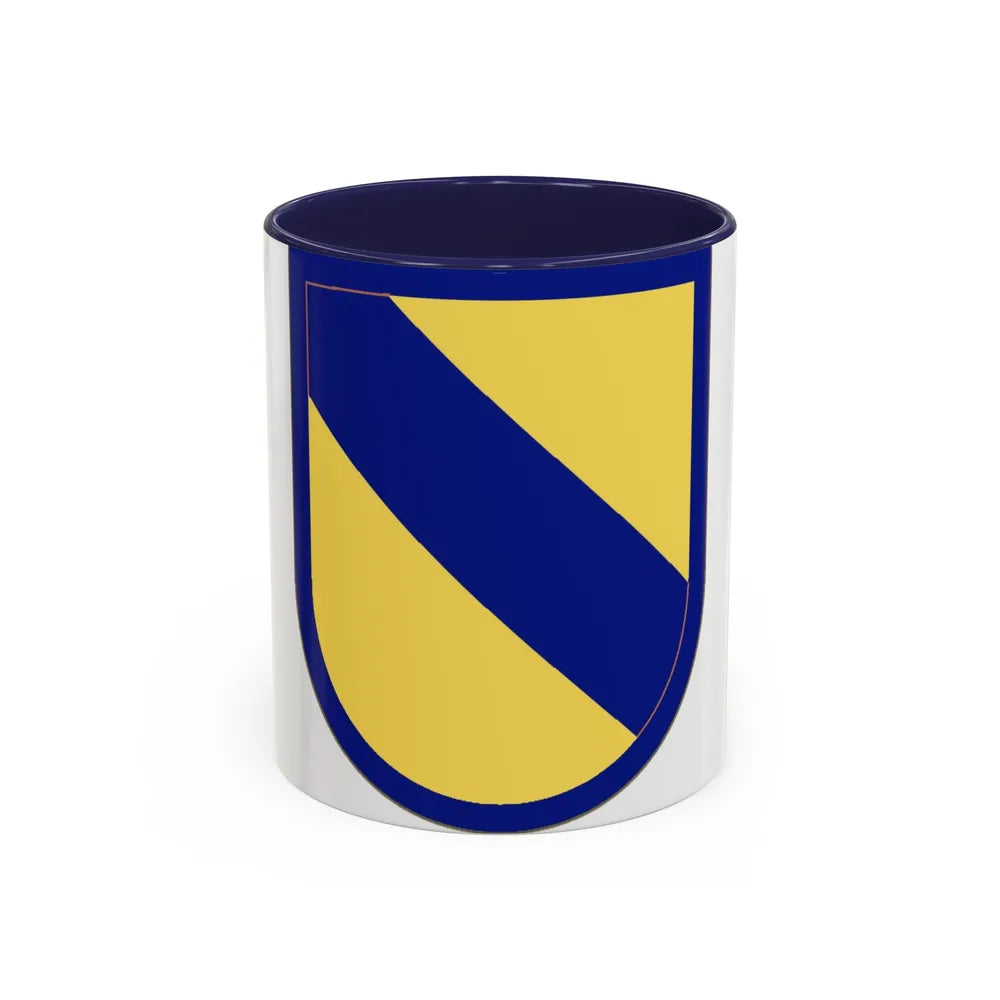 51st Infantry Regiment (U.S. Army) Accent Coffee Mug-11oz-Navy-Go Mug Yourself