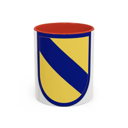 51st Infantry Regiment (U.S. Army) Accent Coffee Mug-11oz-Red-Go Mug Yourself