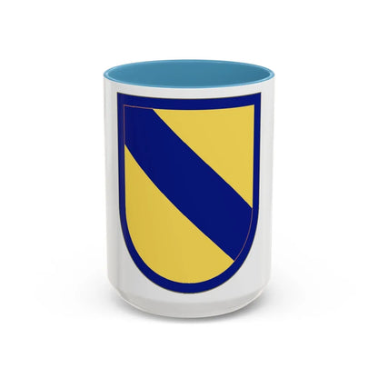 51st Infantry Regiment (U.S. Army) Accent Coffee Mug-15oz-Light Blue-Go Mug Yourself