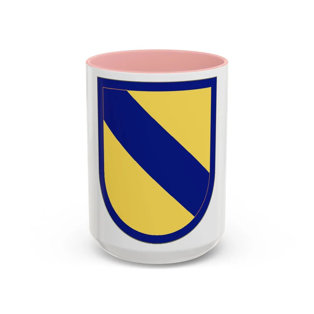 51st Infantry Regiment (U.S. Army) Accent Coffee Mug-15oz-Pink-Go Mug Yourself