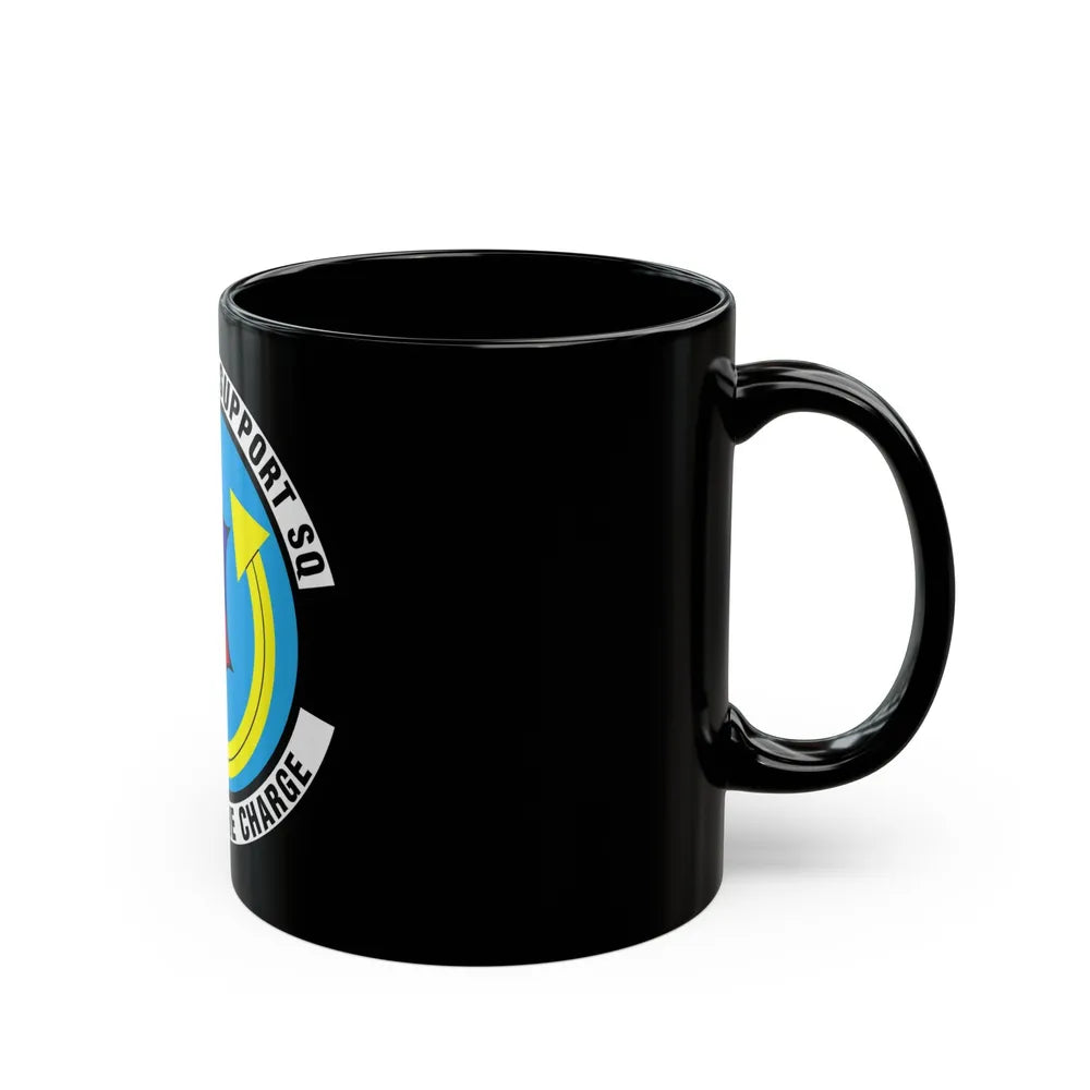 51st Logistics Support Squadron (U.S. Air Force) Black Coffee Mug-Go Mug Yourself