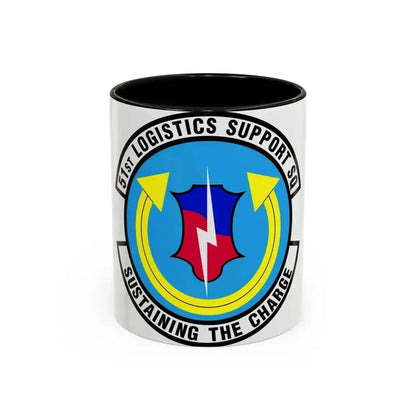 51st Logistics Support Squadron (U.S. Air Force) Accent Coffee Mug 11oz Black - Go Mug Yourself