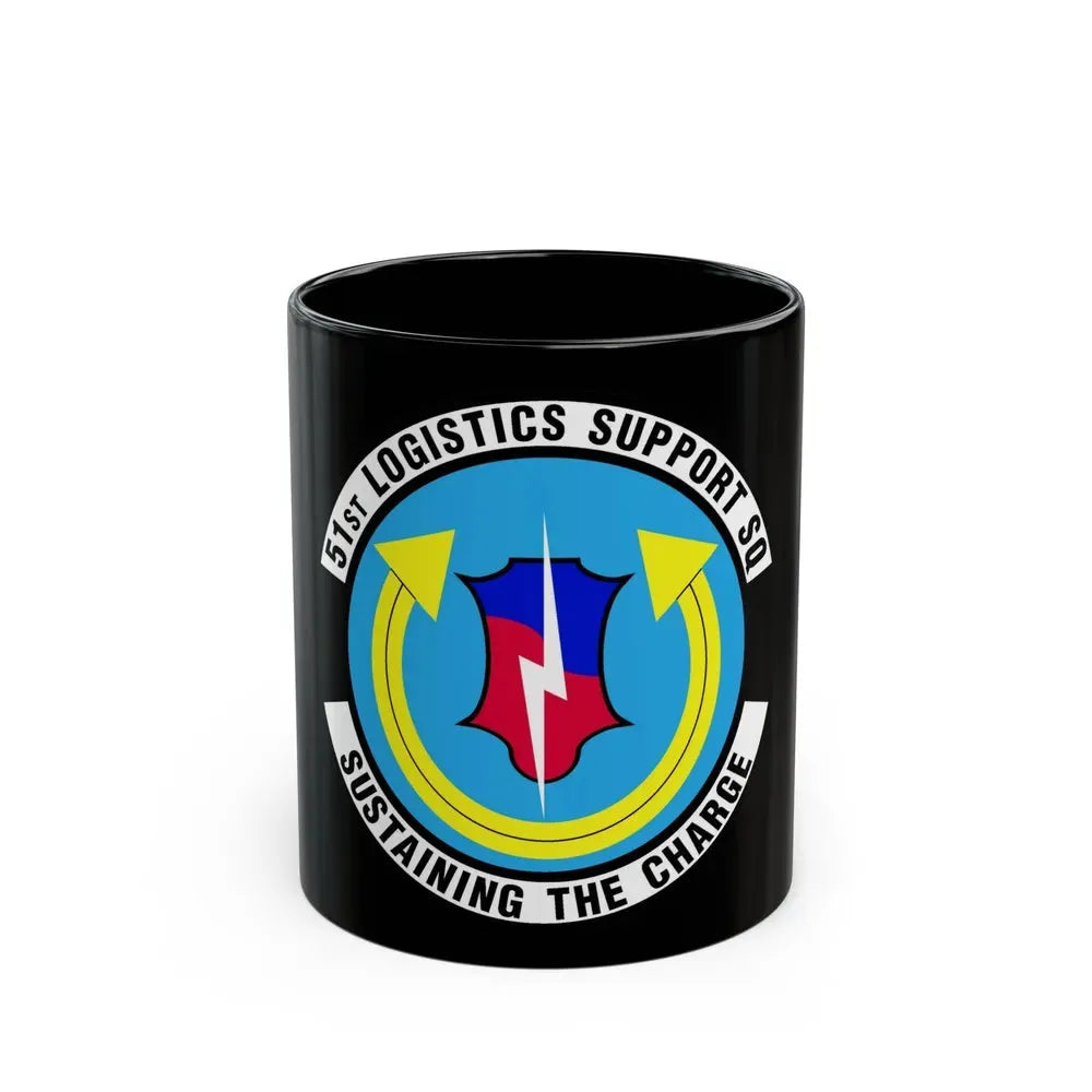 51st Logistics Support Squadron (U.S. Air Force) Black Coffee Mug 11oz - Go Mug Yourself