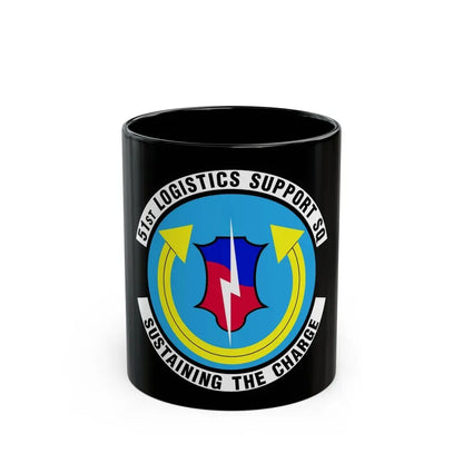 51st Logistics Support Squadron (U.S. Air Force) Black Coffee Mug 11oz - Go Mug Yourself