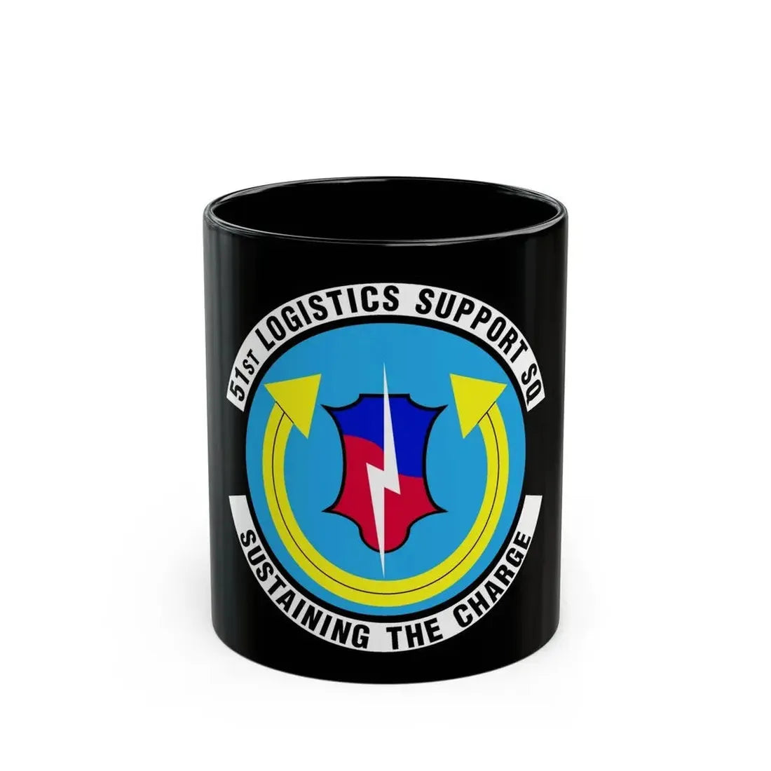 51st Logistics Support Squadron (U.S. Air Force) Black Coffee Mug 11oz - Go Mug Yourself