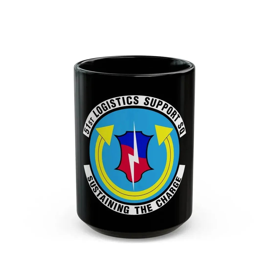 51st Logistics Support Squadron (U.S. Air Force) Black Coffee Mug 15oz - Go Mug Yourself