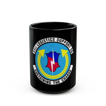 51st Logistics Support Squadron (U.S. Air Force) Black Coffee Mug 15oz - Go Mug Yourself