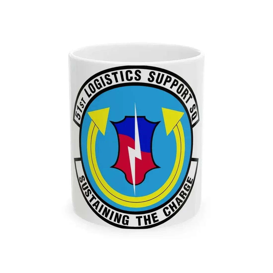 51st Logistics Support Squadron (U.S. Air Force) White Coffee Mug 11oz - Go Mug Yourself