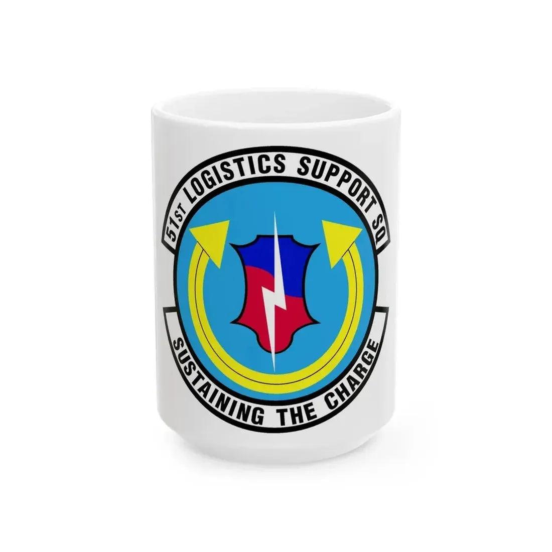51st Logistics Support Squadron (U.S. Air Force) White Coffee Mug 15oz - Go Mug Yourself