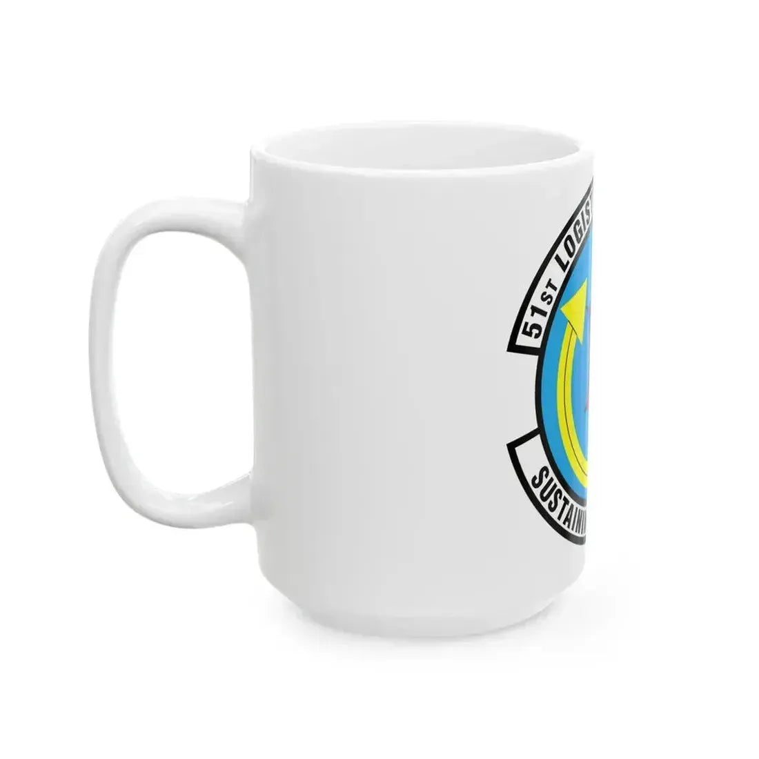 51st Logistics Support Squadron (U.S. Air Force) White Coffee Mug - Go Mug Yourself