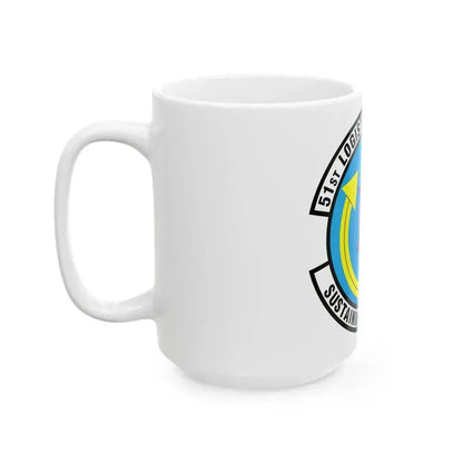 51st Logistics Support Squadron (U.S. Air Force) White Coffee Mug - Go Mug Yourself