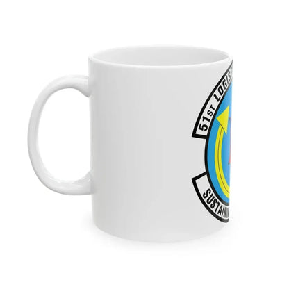 51st Logistics Support Squadron (U.S. Air Force) White Coffee Mug - Go Mug Yourself