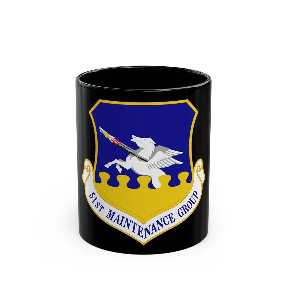 51st Maintenance Group (U.S. Air Force) Black Coffee Mug-11oz-Go Mug Yourself