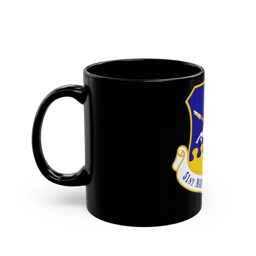 51st Maintenance Group (U.S. Air Force) Black Coffee Mug-Go Mug Yourself