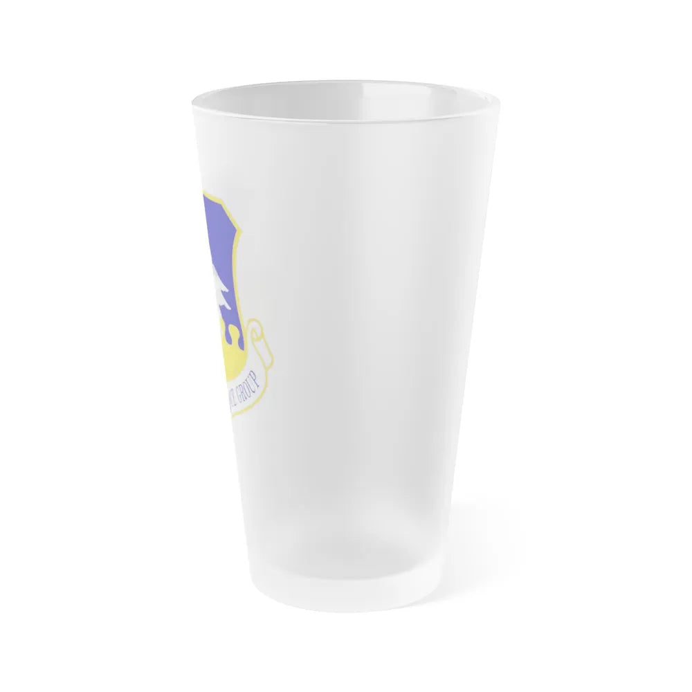 51st Maintenance Group (U.S. Air Force) Frosted Pint Glass 16oz-Go Mug Yourself