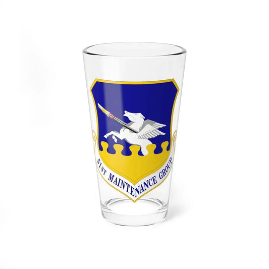 51st Maintenance Group (U.S. Air Force) Pint Glass 16oz 16oz - Go Mug Yourself