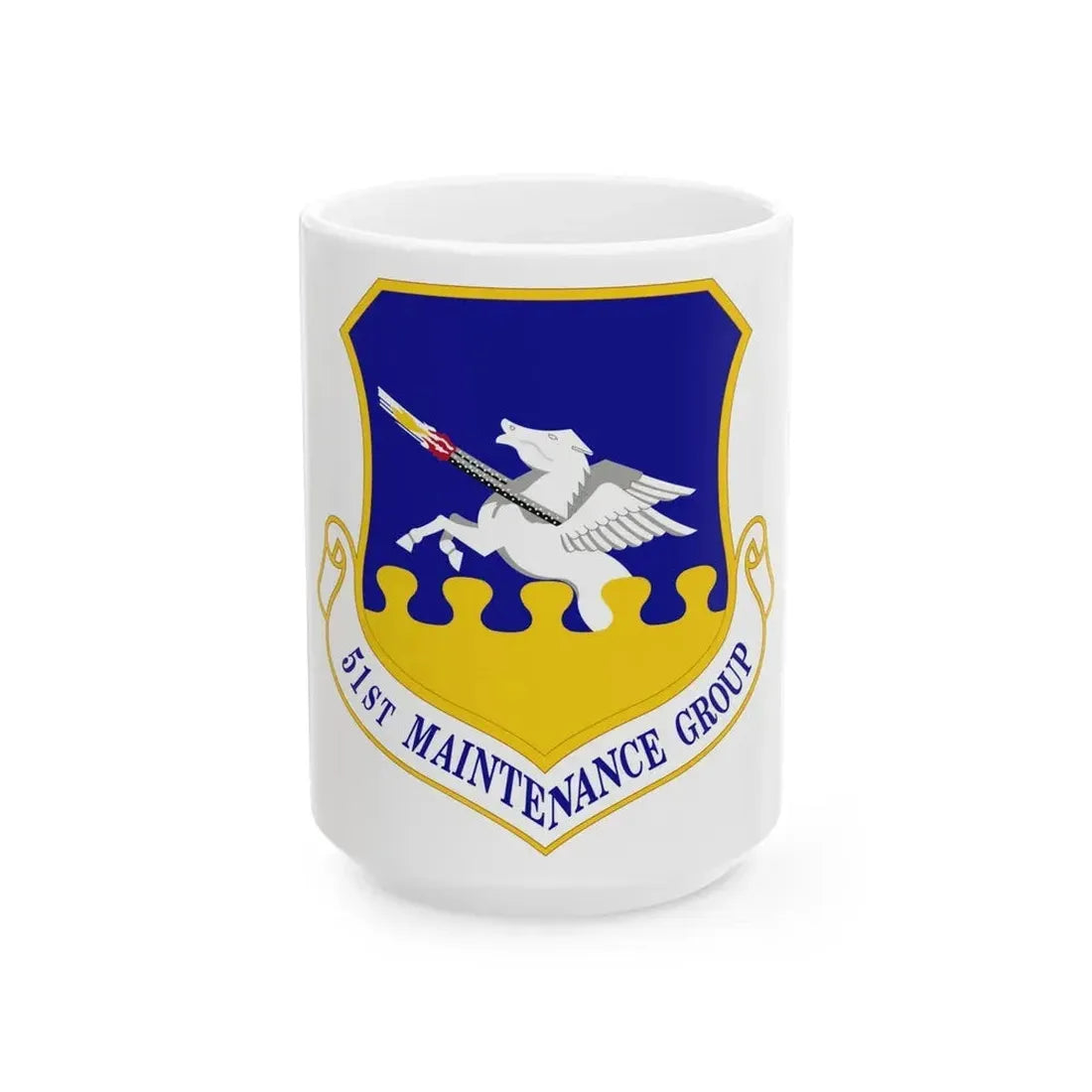 51st Maintenance Group (U.S. Air Force) White Coffee Mug 15oz - Go Mug Yourself