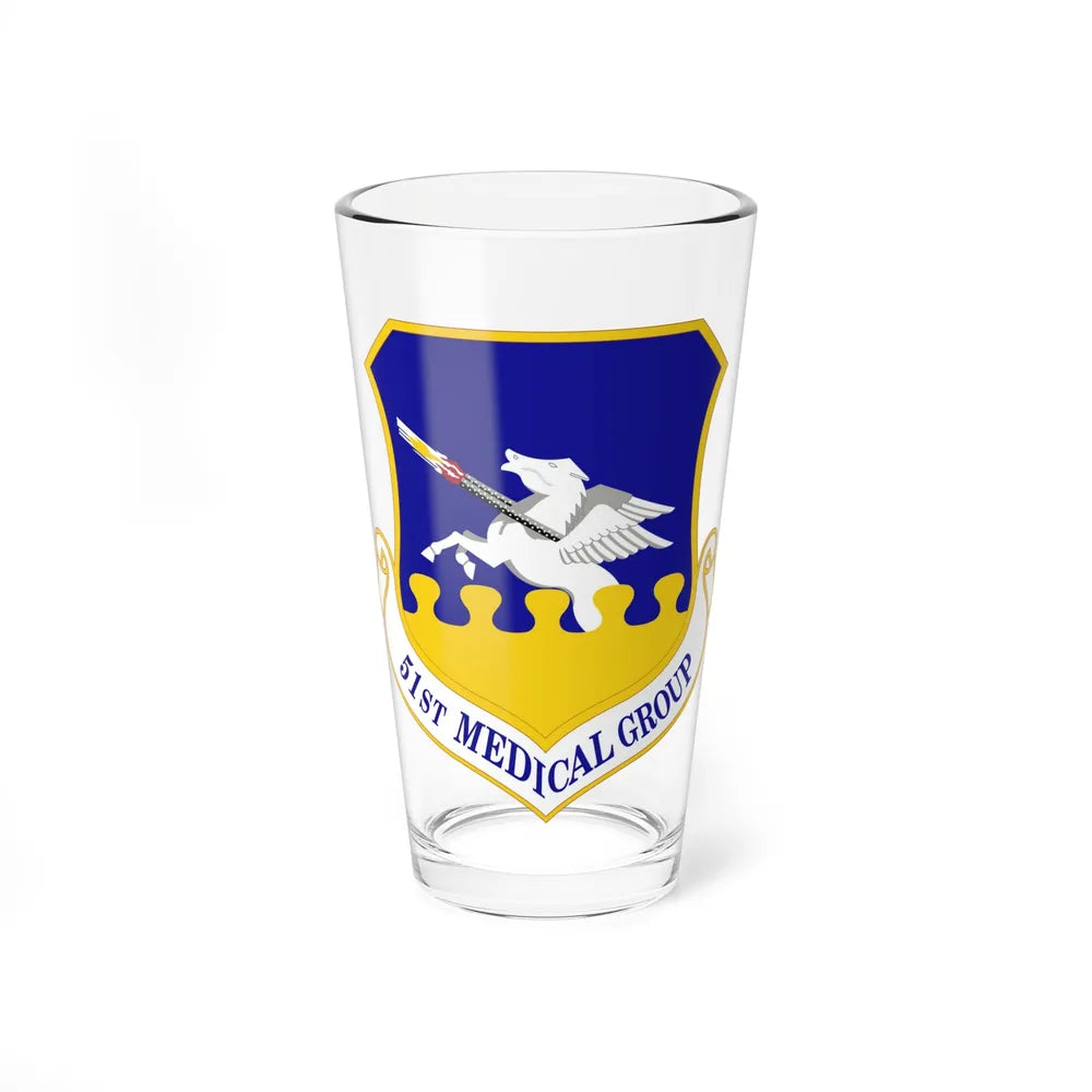 51st Medical Group (U.S. Air Force) Pint Glass 16oz-16oz-Go Mug Yourself