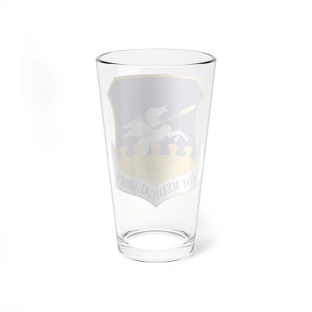 51st Medical Group (U.S. Air Force) Pint Glass 16oz-Go Mug Yourself