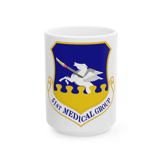 51st Medical Group (U.S. Air Force) White Coffee Mug 15oz - Go Mug Yourself
