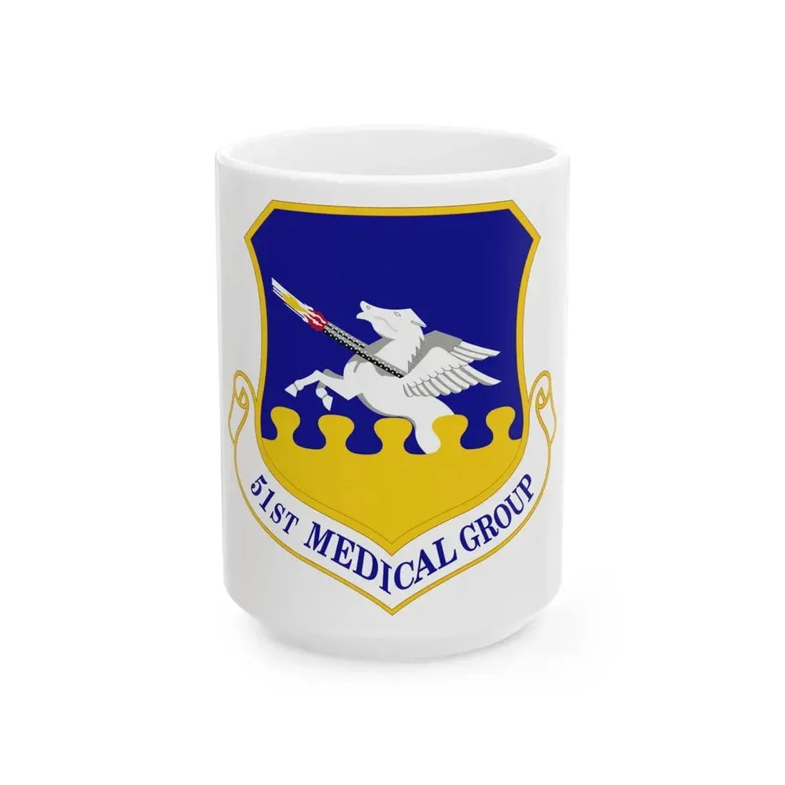 51st Medical Group (U.S. Air Force) White Coffee Mug - Go Mug Yourself