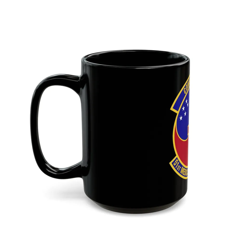 51st Medical Operations Squadron (U.S. Air Force) Black Coffee Mug-Go Mug Yourself