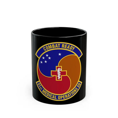 51st Medical Operations Squadron (U.S. Air Force) Black Coffee Mug 11oz - Go Mug Yourself