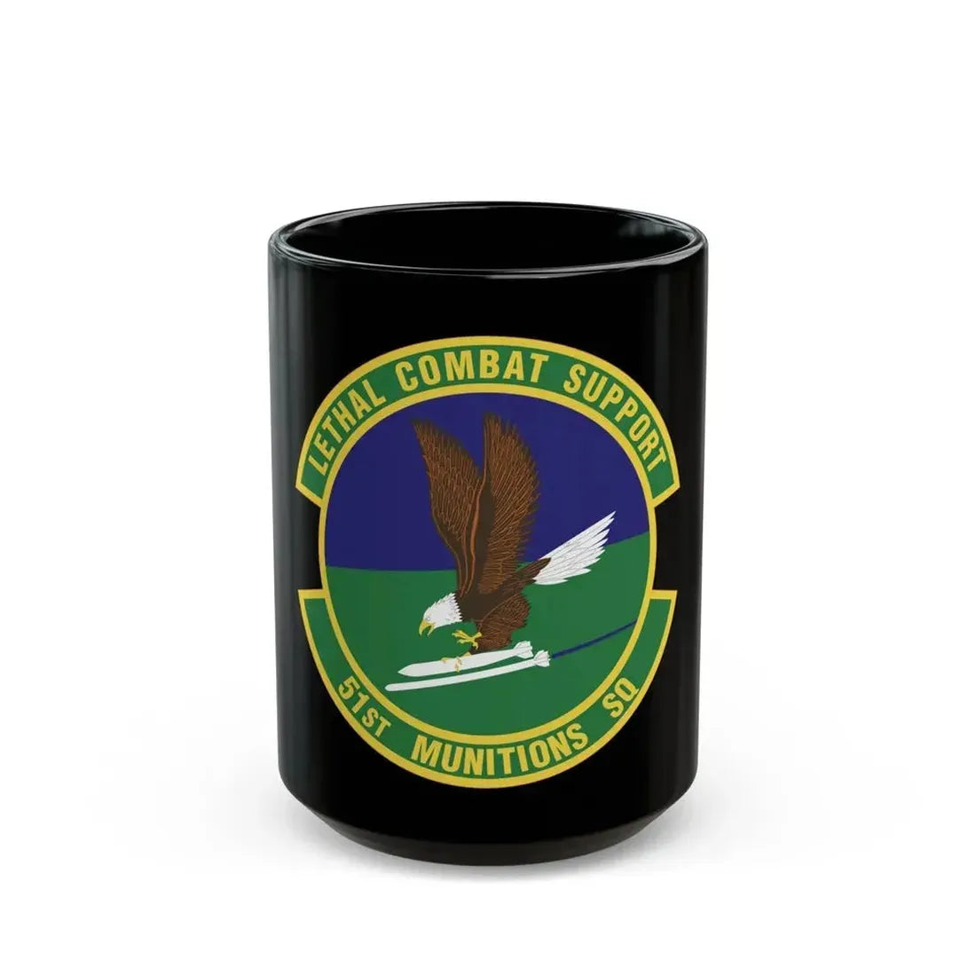 51st Munitions Squadron (U.S. Air Force) Black Coffee Mug 15oz - Go Mug Yourself