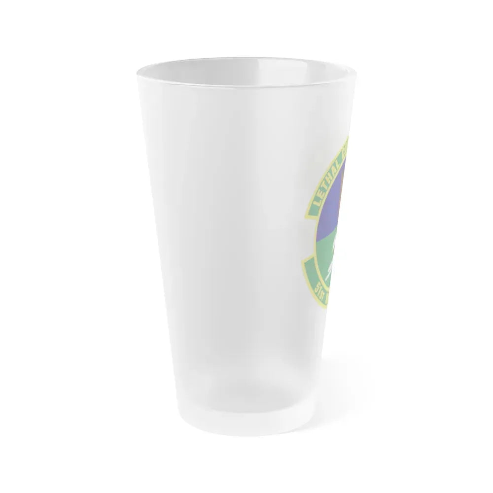 51st Munitions Squadron (U.S. Air Force) Frosted Pint Glass 16oz - Go Mug Yourself