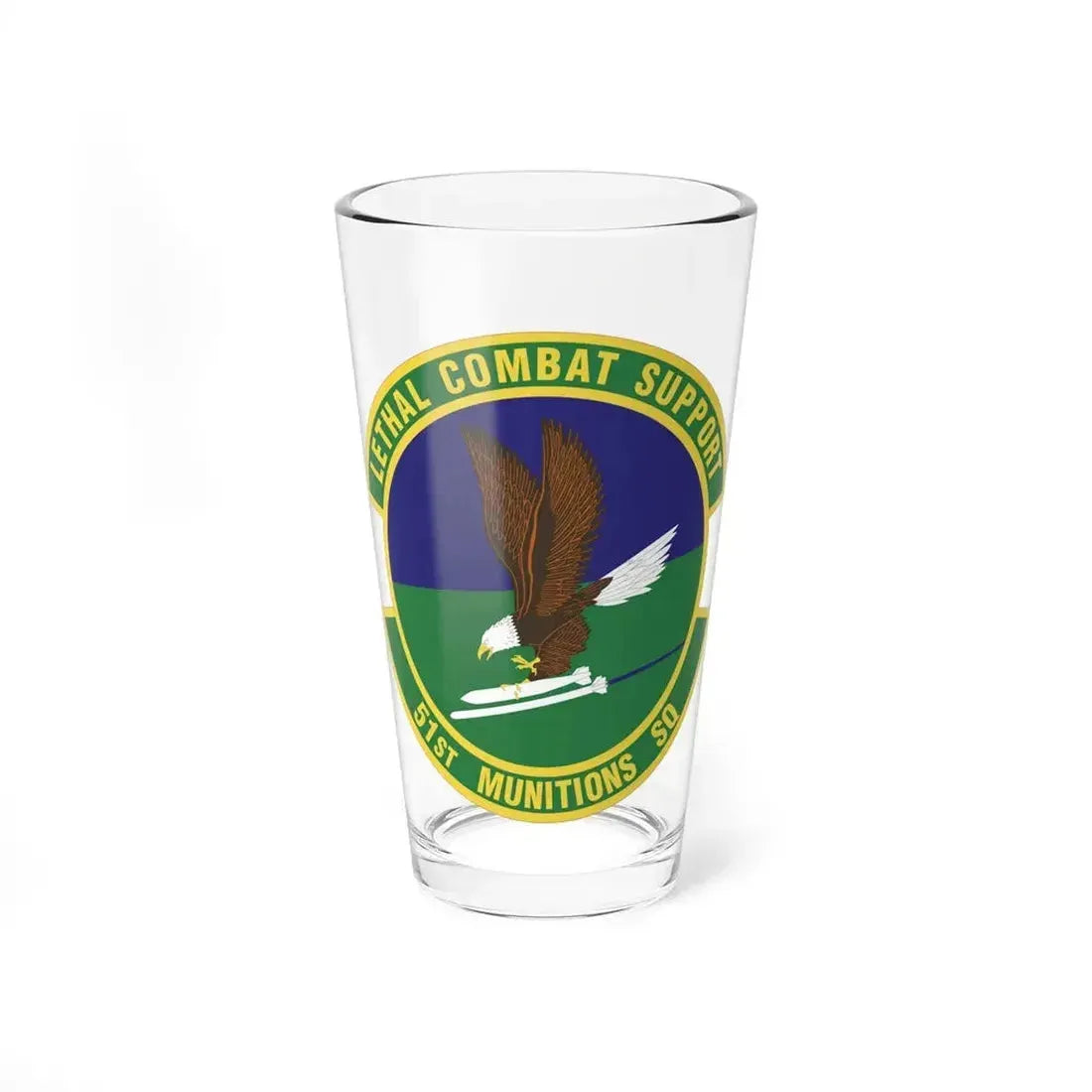 51st Munitions Squadron (U.S. Air Force) Pint Glass 16oz 16oz - Go Mug Yourself