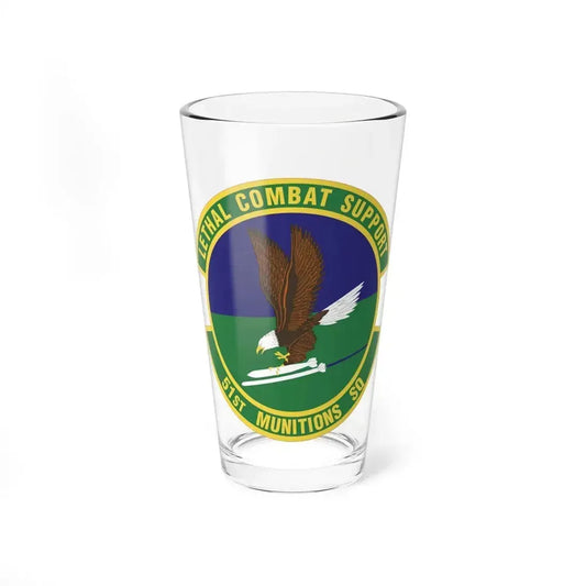 51st Munitions Squadron (U.S. Air Force) Pint Glass 16oz 16oz - Go Mug Yourself