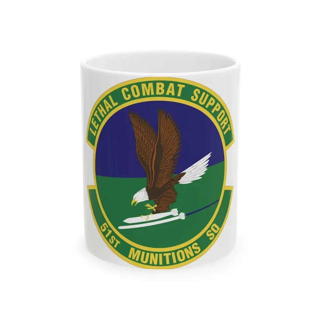 51st Munitions Squadron (U.S. Air Force) White Coffee Mug 11oz - Go Mug Yourself