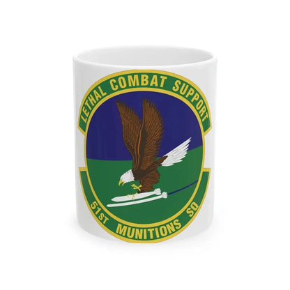 51st Munitions Squadron (U.S. Air Force) White Coffee Mug 11oz - Go Mug Yourself
