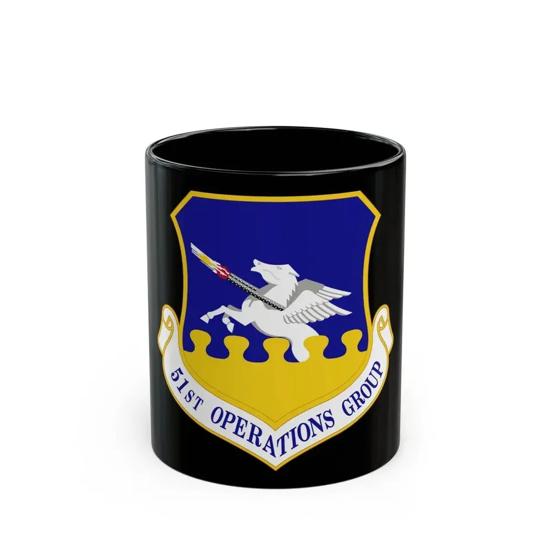 51st Operations Group (U.S. Air Force) Black Coffee Mug 11oz - Go Mug Yourself