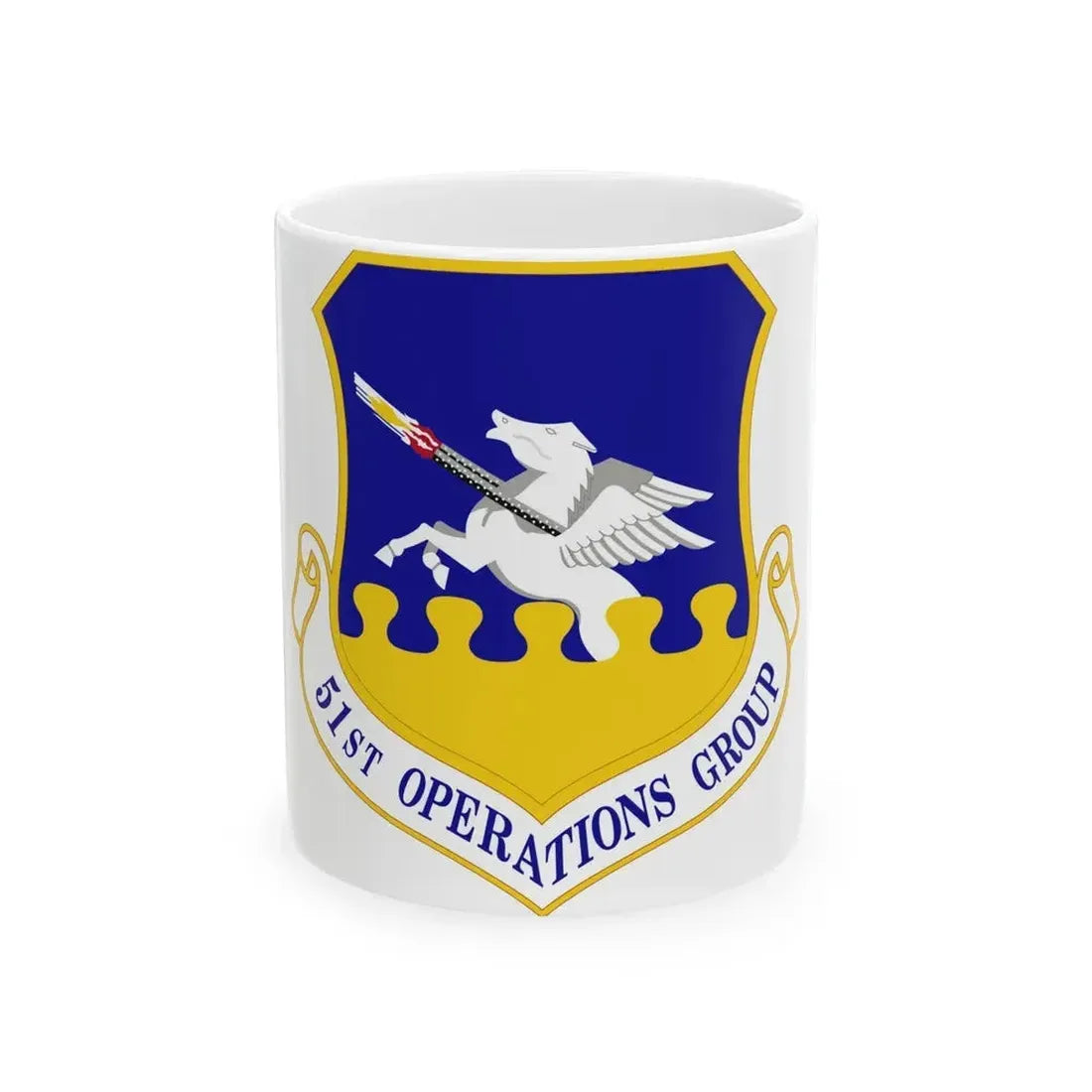 51st Operations Group (U.S. Air Force) White Coffee Mug 11oz - Go Mug Yourself