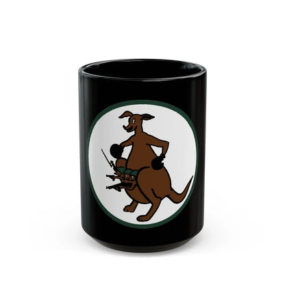 52 Airlift Squadron AMC (U.S. Air Force) Black Coffee Mug-15oz-Go Mug Yourself