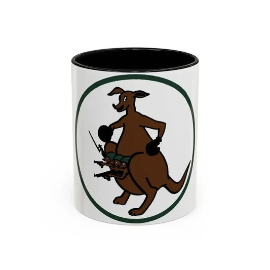52 Airlift Squadron AMC (U.S. Air Force) Accent Coffee Mug 11oz Black - Go Mug Yourself