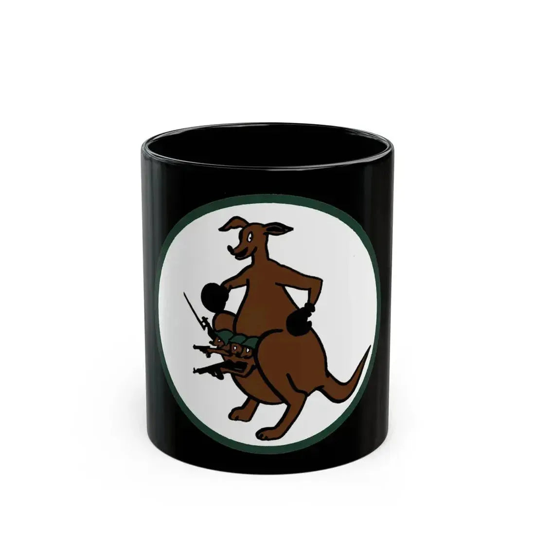 52 Airlift Squadron AMC (U.S. Air Force) Black Coffee Mug 11oz - Go Mug Yourself