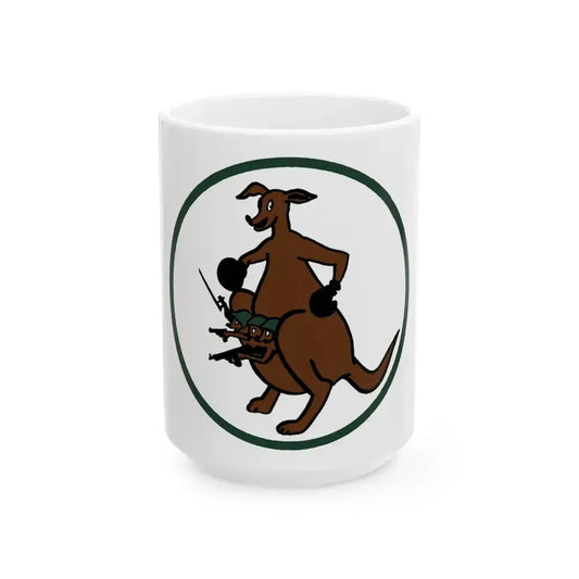 52 Airlift Squadron AMC (U.S. Air Force) White Coffee Mug 15oz - Go Mug Yourself