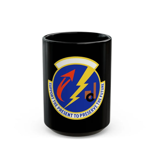 52 Logistics Readiness Sq USAFE (U.S. Air Force) Black Coffee Mug-15oz-Go Mug Yourself