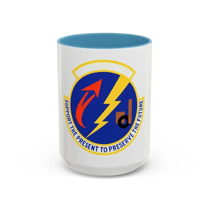 52 Logistics Readiness Sq USAFE (U.S. Air Force) Accent Coffee Mug 15oz Light Blue - Go Mug Yourself