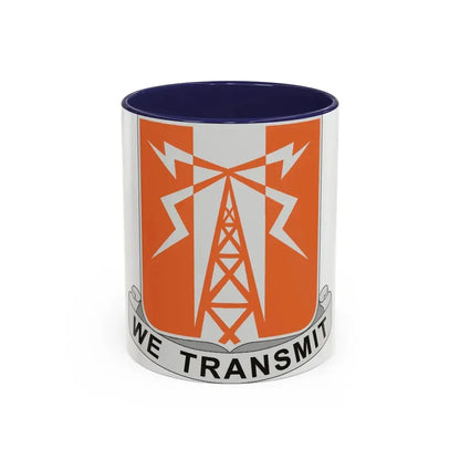 52 Signal Battalion (U.S. Army) Accent Coffee Mug 11oz Navy - Go Mug Yourself