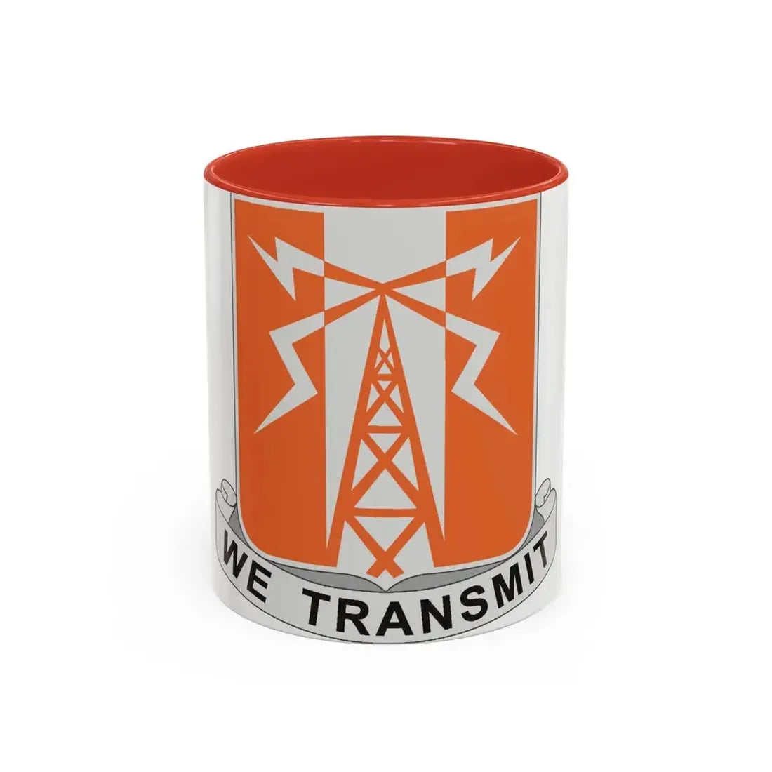 52 Signal Battalion (U.S. Army) Accent Coffee Mug 11oz Red - Go Mug Yourself