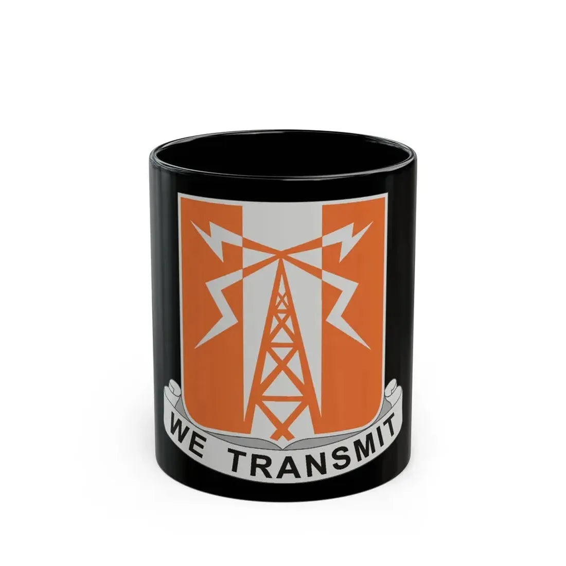 52 Signal Battalion (U.S. Army) Black Coffee Mug 11oz - Go Mug Yourself