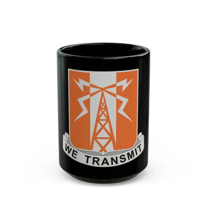 52 Signal Battalion (U.S. Army) Black Coffee Mug 15oz - Go Mug Yourself
