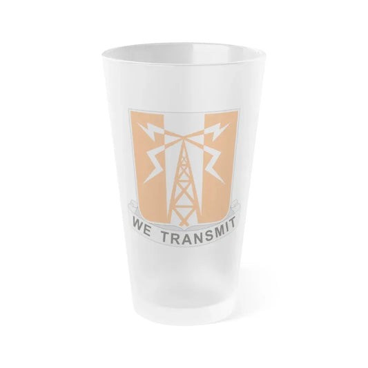 52 Signal Battalion (U.S. Army) Frosted Pint Glass 16oz Default Title - Go Mug Yourself
