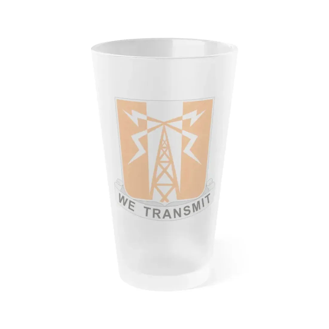 52 Signal Battalion (U.S. Army) Frosted Pint Glass 16oz Default Title - Go Mug Yourself