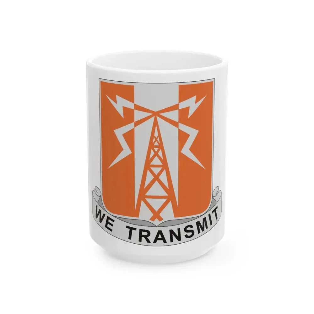 52 Signal Battalion (U.S. Army) White Coffee Mug 15oz - Go Mug Yourself