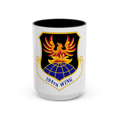 194th Wing (U.S. Air Force) Accent Coffee Mug